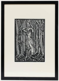 Wladislaw Skoczylas (1883-1934) - Framed Lithograph, Saint Sebastian