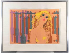 Femme - Lithographie - 1970