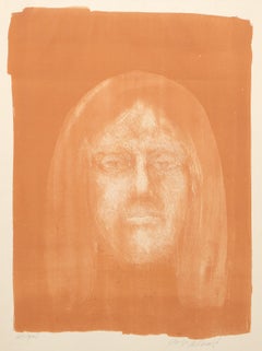 Woman, Modern Lithograph by George Lockwood
