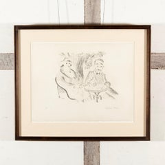 Woman with her Husband in the Garden by Stella Steyn, 1929 circa