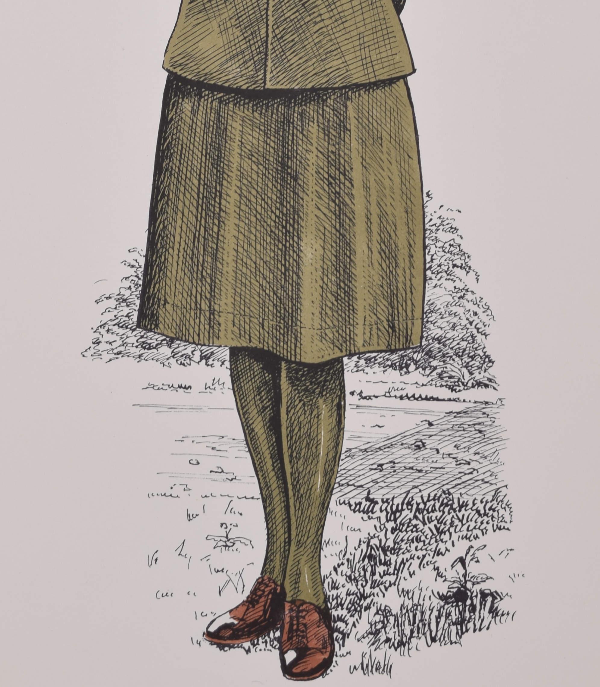 Uniform des Auxiliary Territorial Service (heute: Women's Royal Army Corps) 1939 - 1945
Lithographie
50 x 31 cm

Produziert für das Institute of Army Education. Gedruckt für das HM Stationery Office von I A Limited, Southall 51.

Diese Plakate