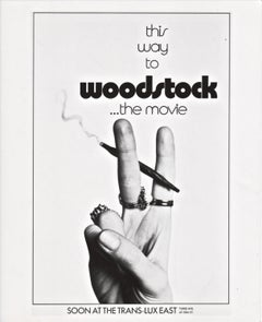 Vintage WOODSTOCK - VERY RARE - UNSEEN - MOVIE - STILL - FLOWER POWER - JOINT - PEACE
