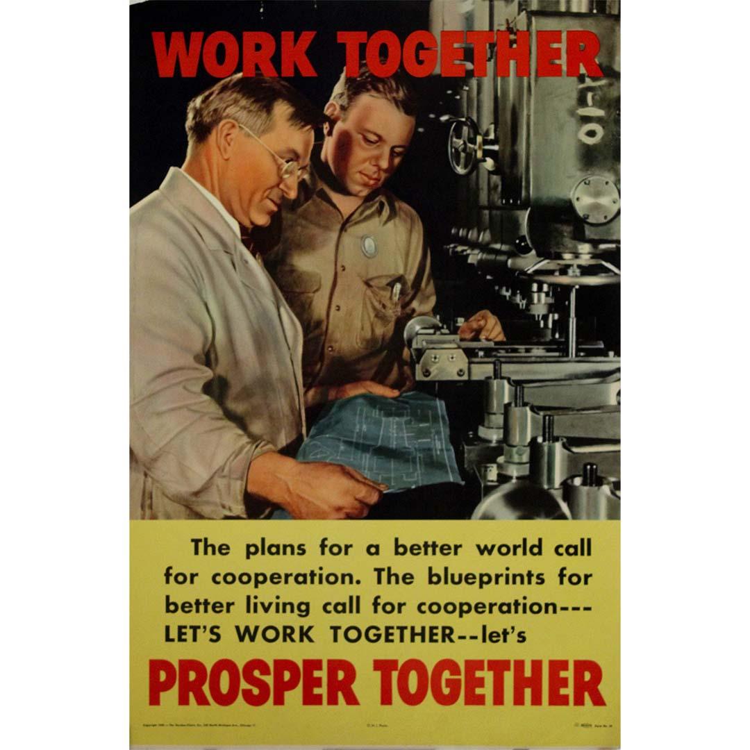 World War II original poster by the U.S. Office of War Information (O.W.I.)