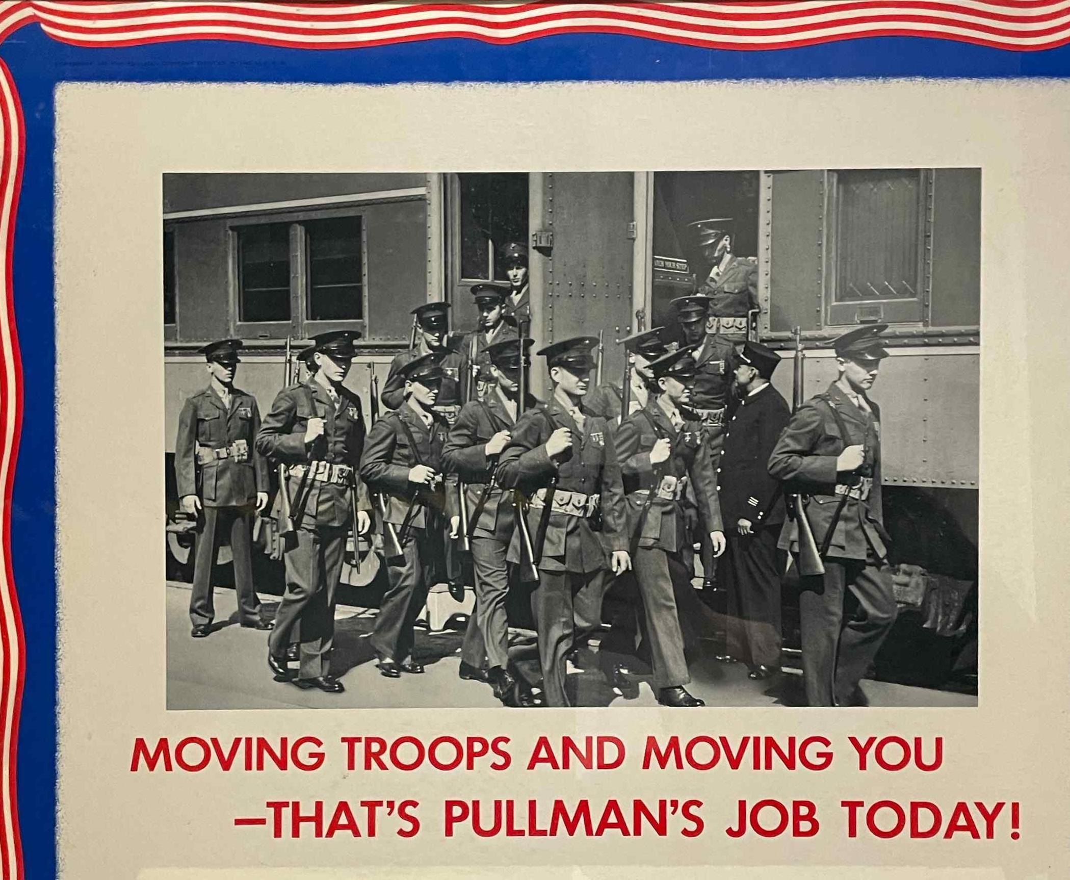 WWII-Era Pullman Company Poster 