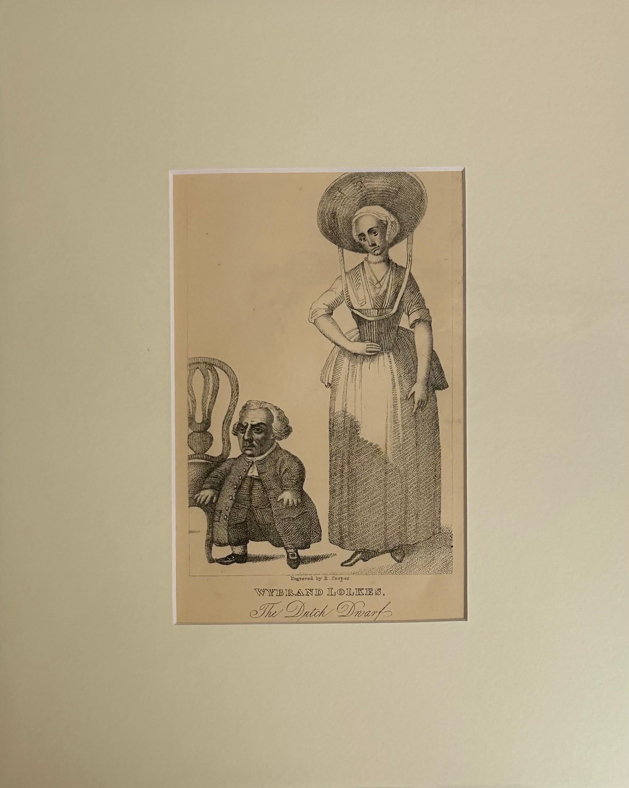 Wybrand Lolkes - Il nano olandese - Print di Unknown