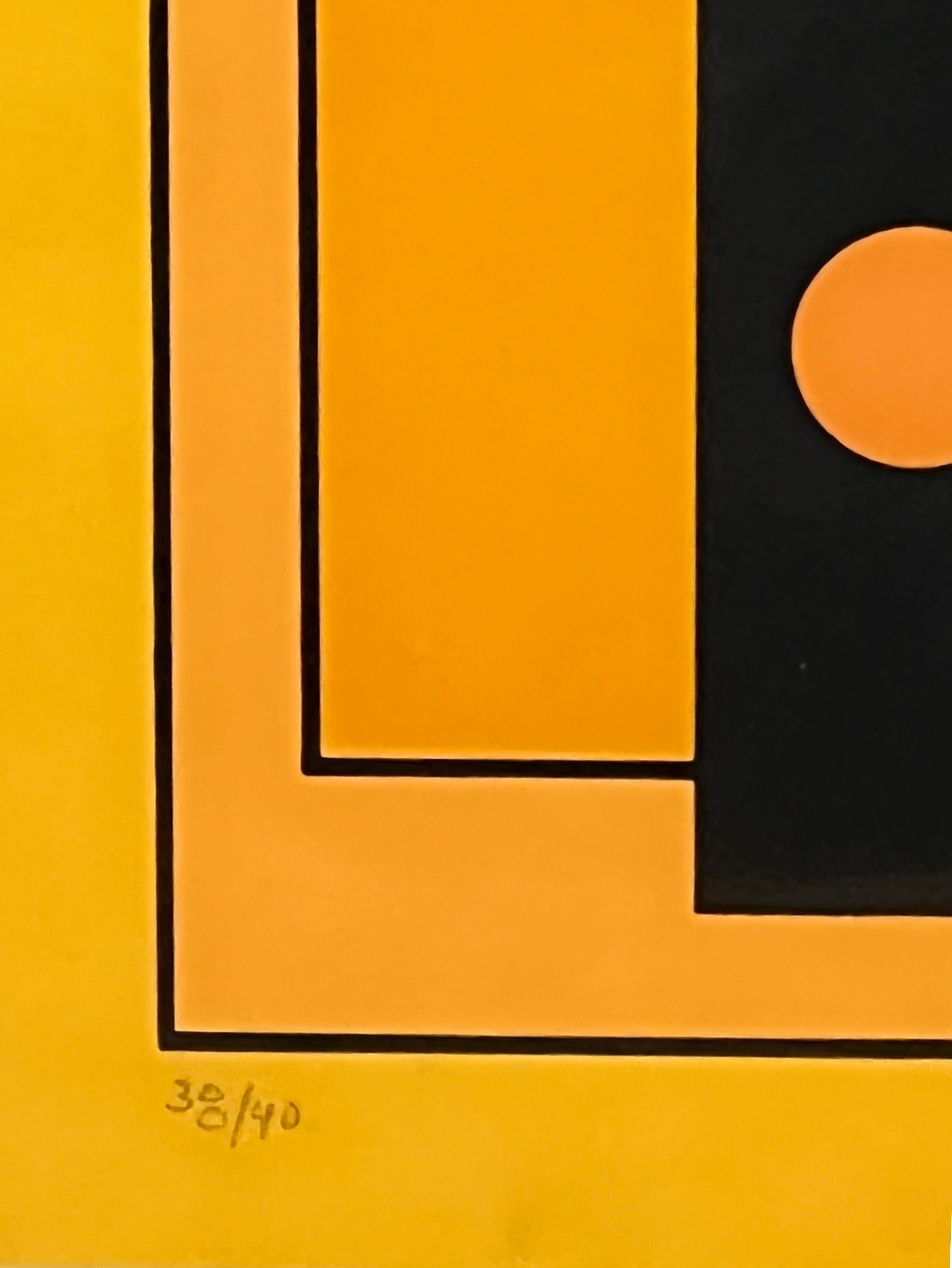 Yellow Abstract by Romo from the Romo Collection 1