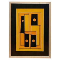 Yellow Abstract by Romo from the Romo Collection