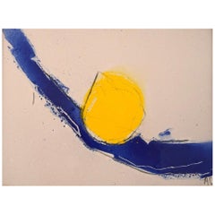 Unknown Scandinavian Artist, Enamel on Board, Late 20th Century