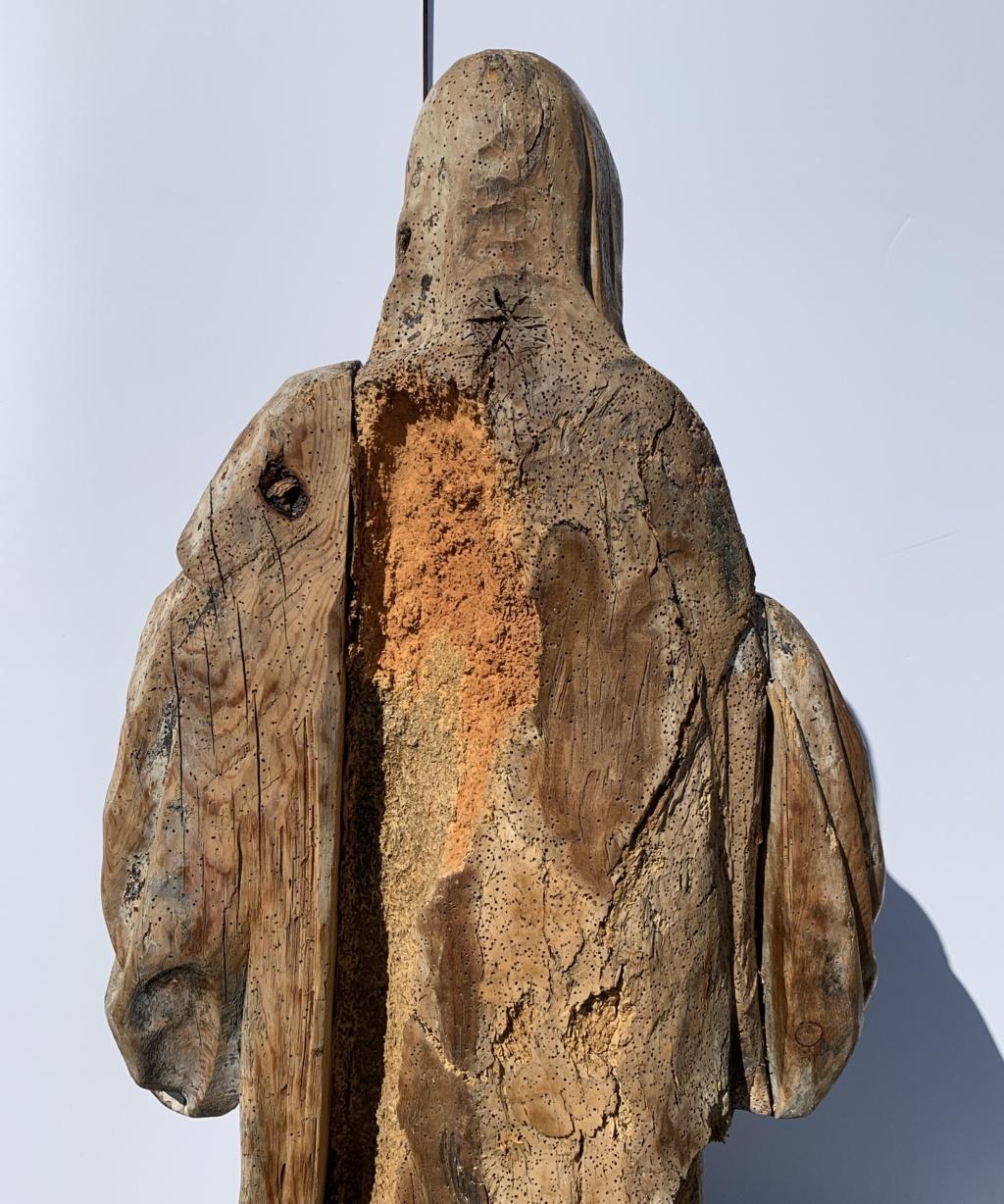 Escultura italiana de madera tallada del siglo XVI - San Mauricio - Dorado Pintado en venta 9
