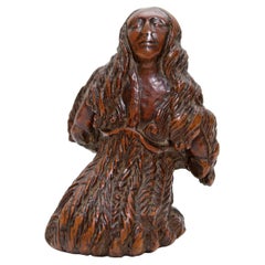 17th Century Flemish Sculpture of a Religious Figure