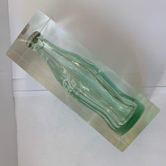 1970's Pop Art Coke Lucite Sculpture