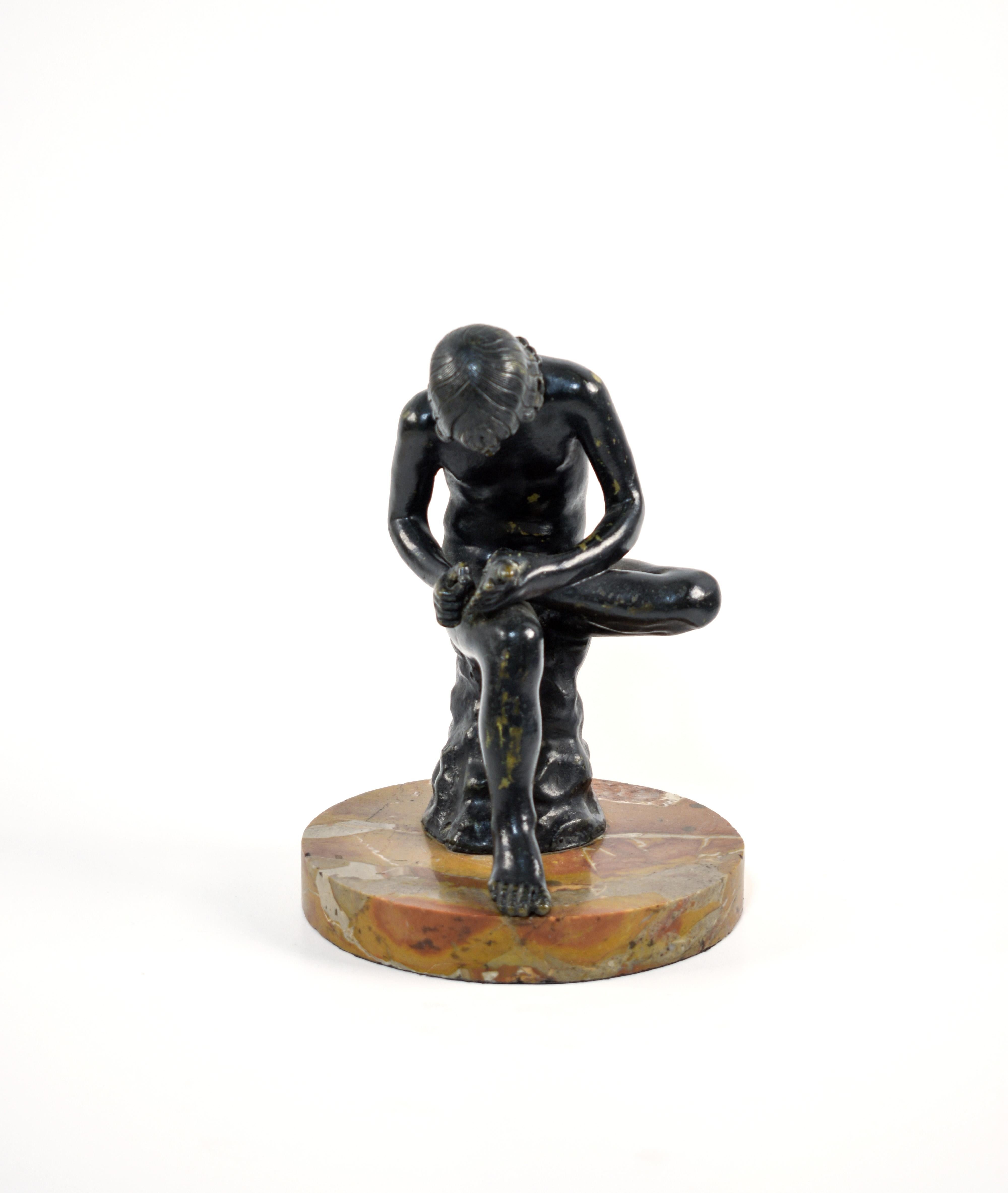19th Century Grand Tour Bronze of the Spinario or "Boy with Thorn"