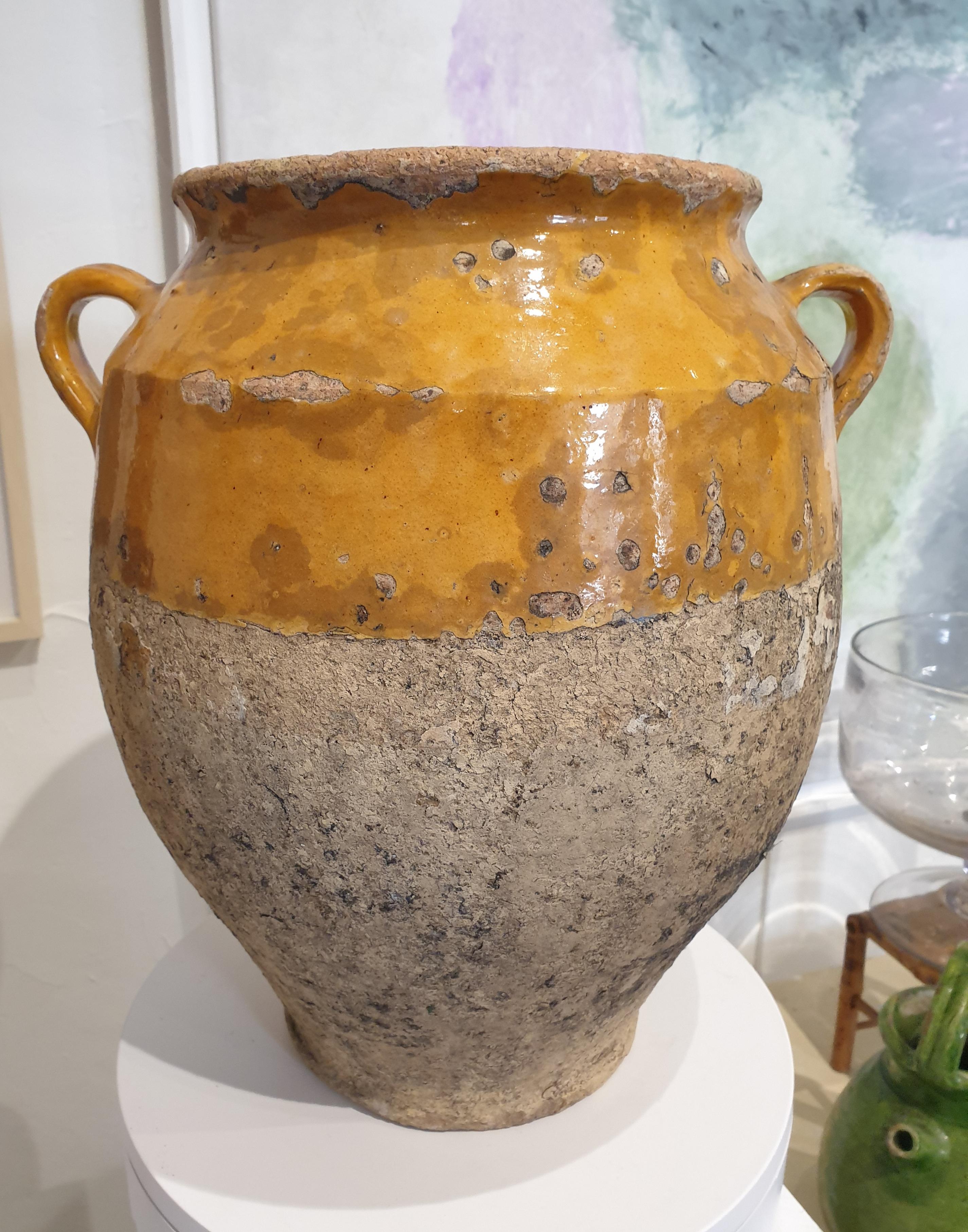 19th Century Honey Glazed Provençal Confit Jar. 11