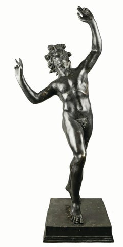 19th Century Italian School, Grand Tour Bronze of the Dancing Faun