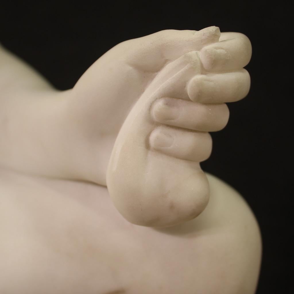 19th Century Marble Italian Antique Mercury Sculpture, 1820 5
