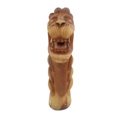 Antique 19th Century Primitivist Carranca Sculpture, Brazil