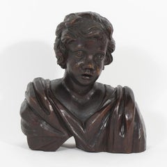 19th Century Wall Mounted or Standing Cherub Sculpture