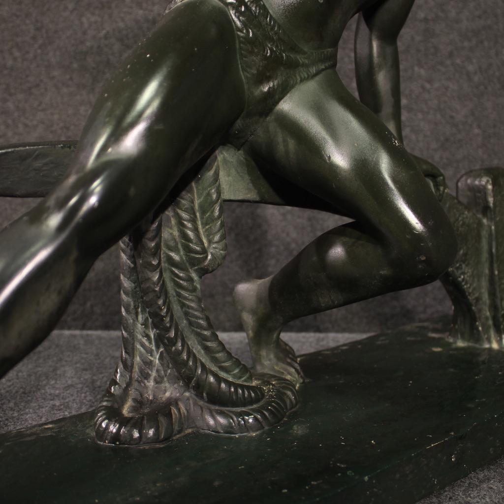 sculpture de marin en plâtre du 20e siècle, style Art déco français, 1940 en vente 5