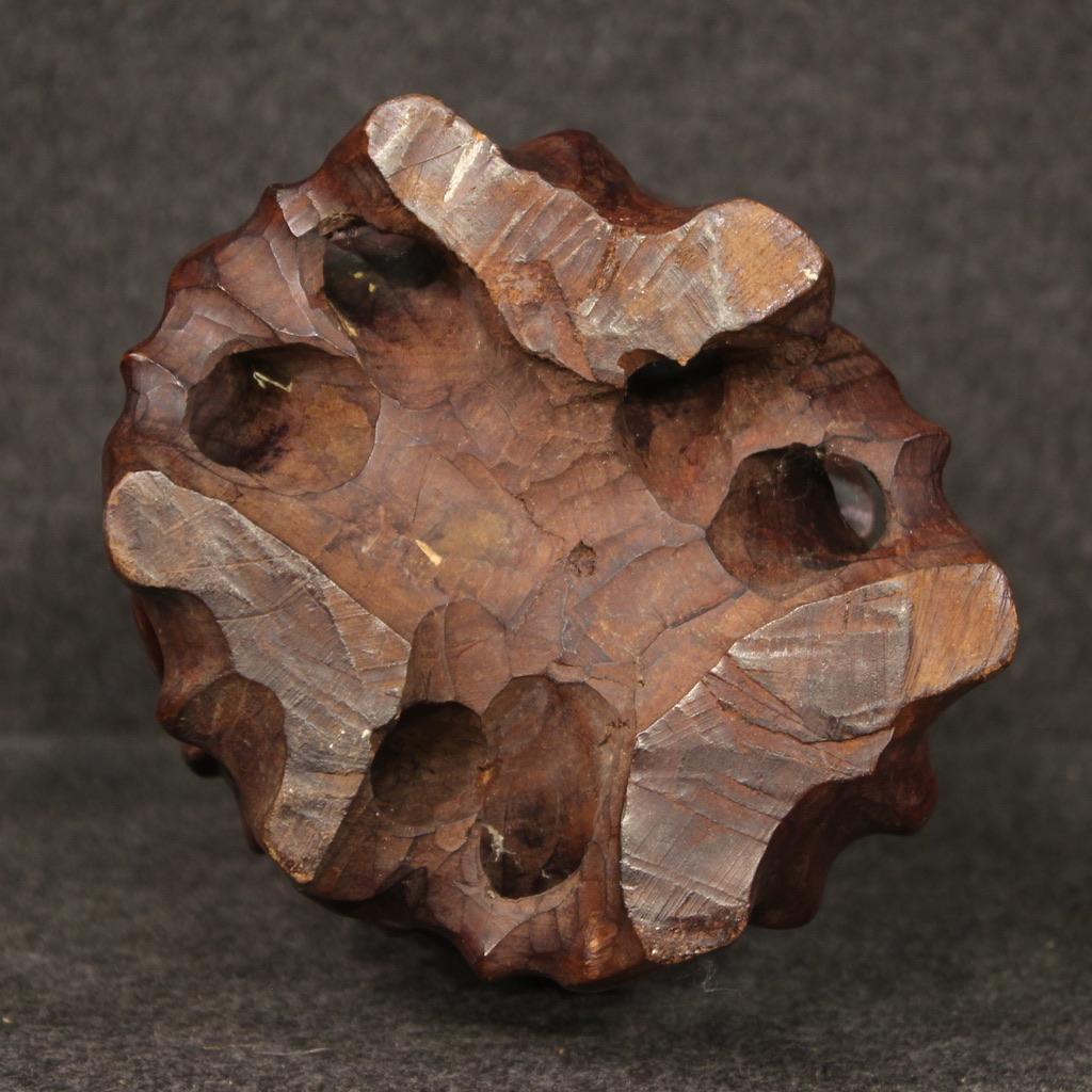 sculpture orientale en bois du 20e siècle, 1960 en vente 7