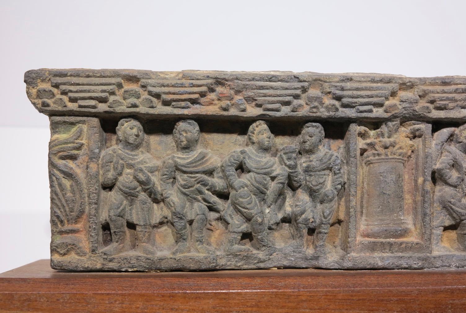 2nd-century Gandharan carved Indian relief panel  1