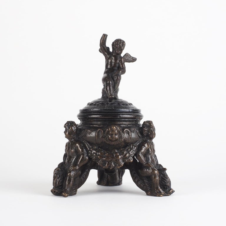 Paduan inkwell, 16th century, offered by the Parker Gallery