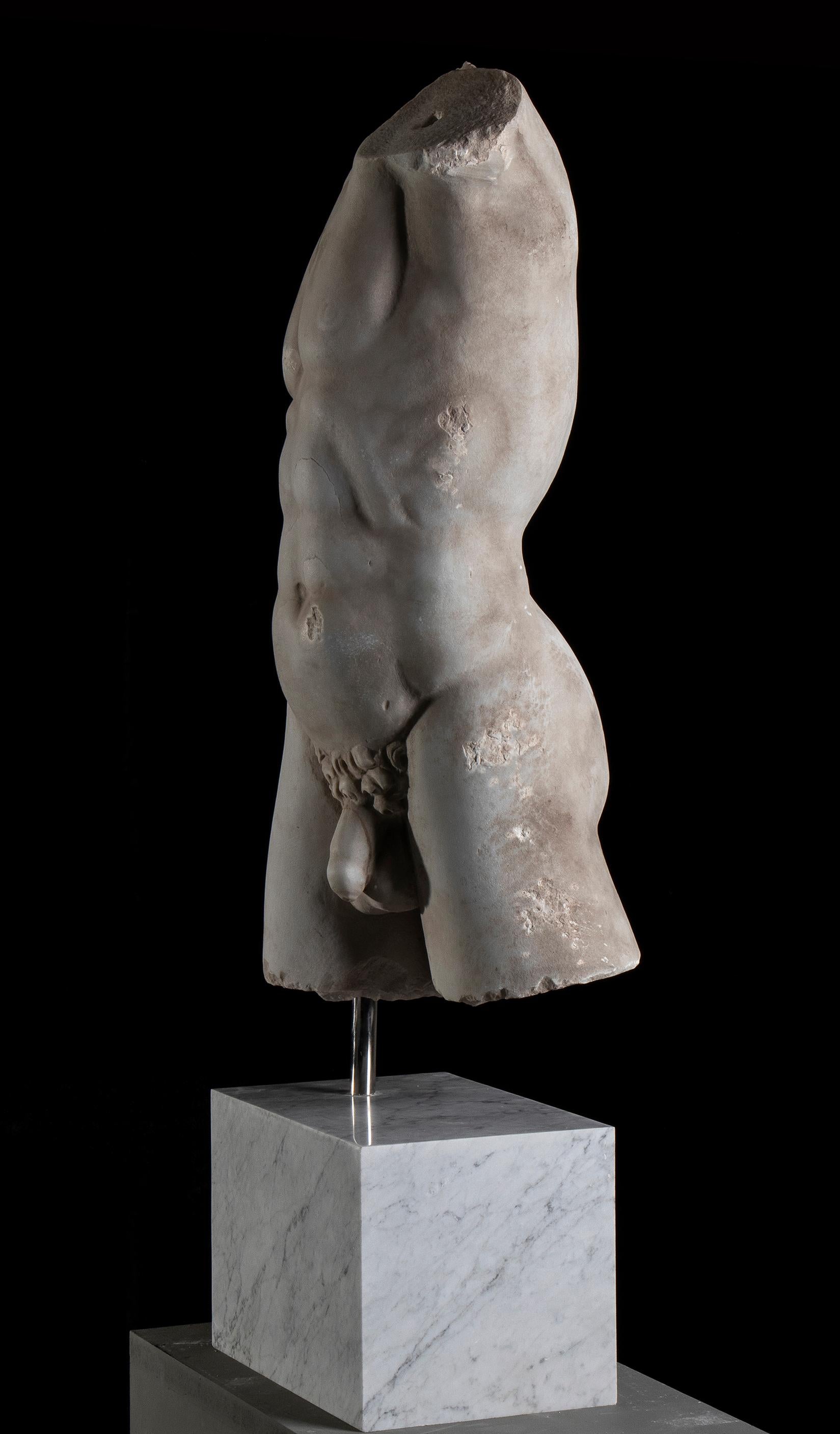 A Classical Roman Style Marble Sculpture Torso Of A God Or Athlete  1