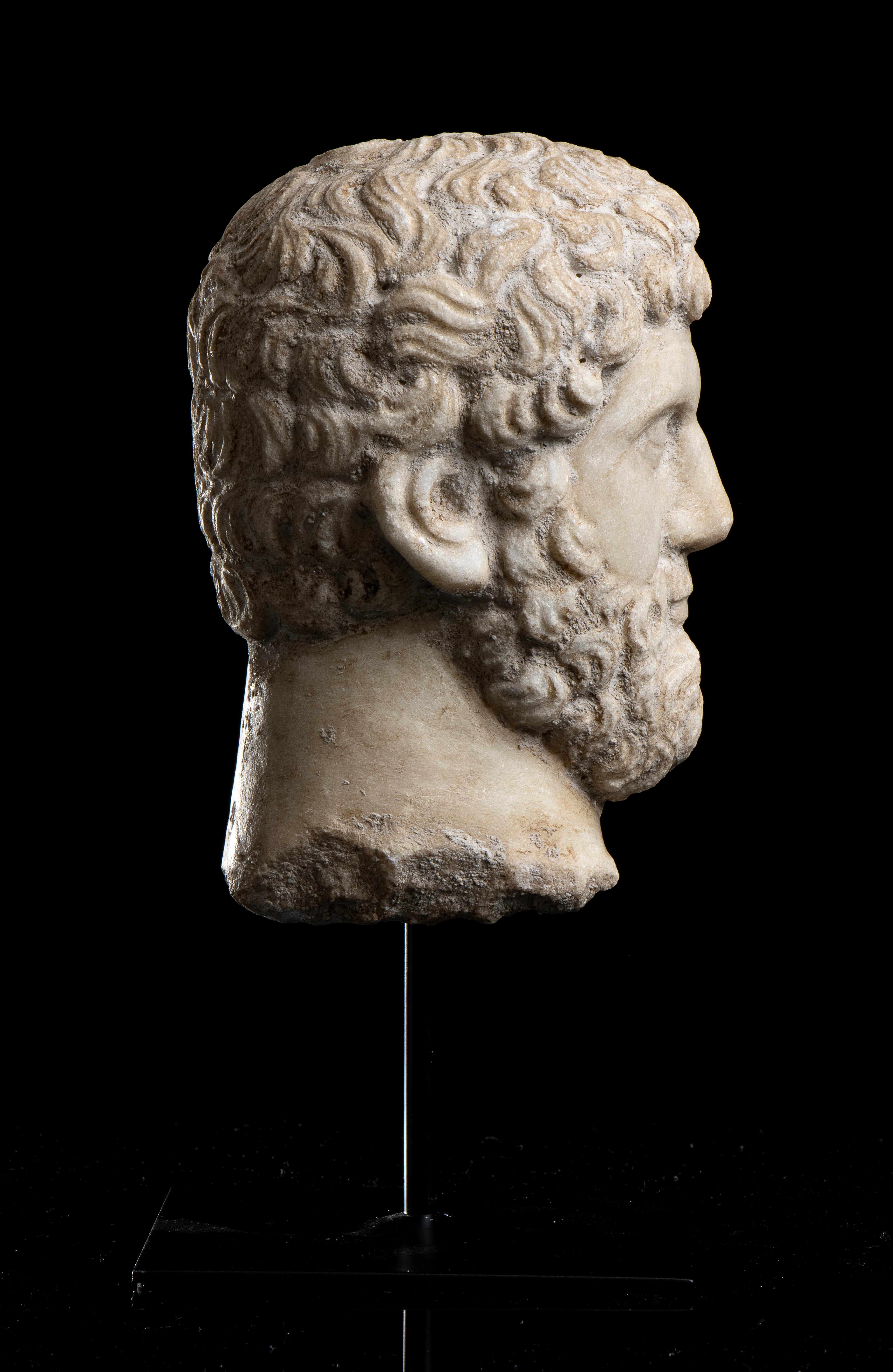 A Collection of 5 Marble Sculpture Portrait of Roman Emperors Grand Tour Style 7