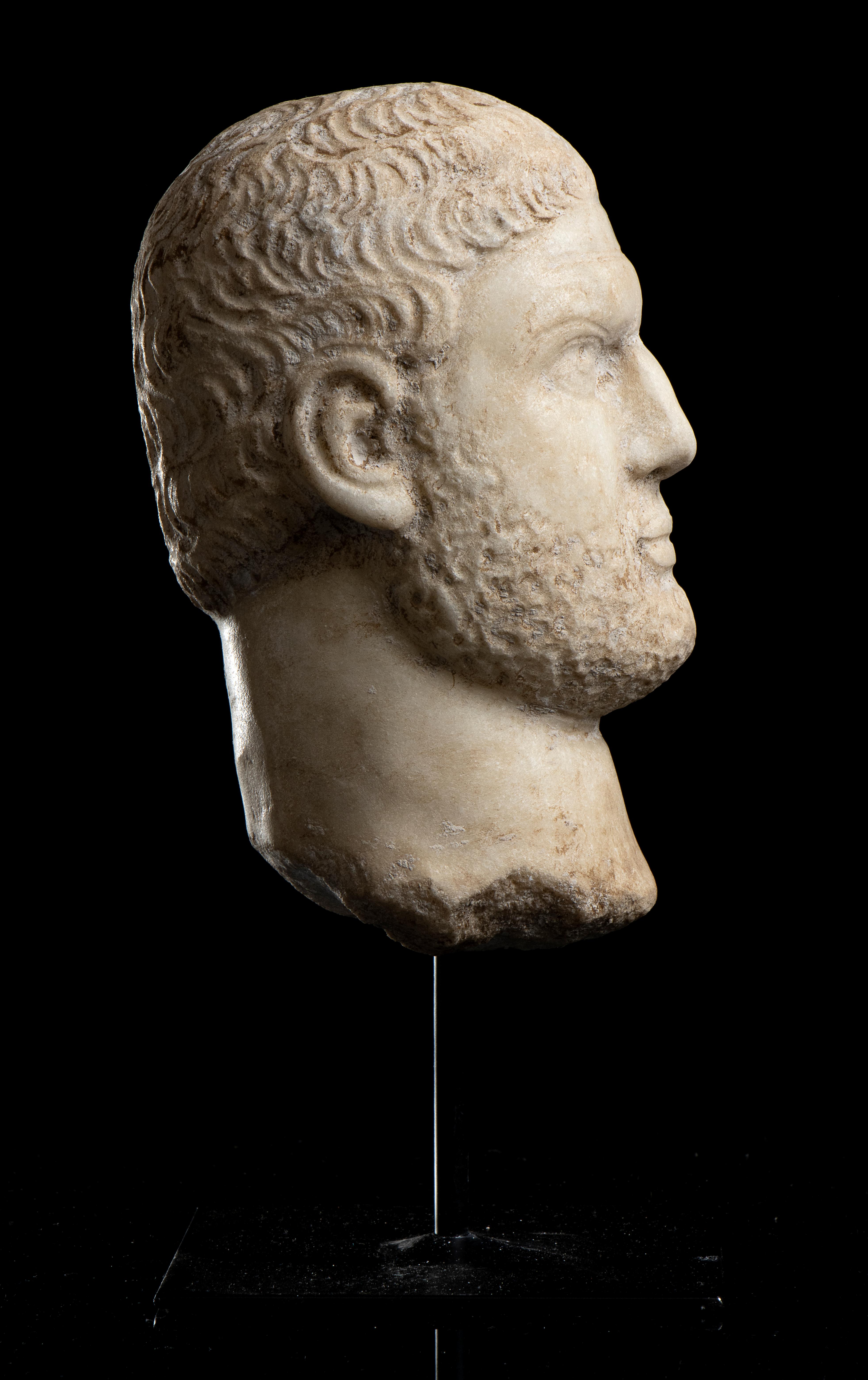 A Collection of 5 Marble Sculpture Portrait of Roman Emperors Grand Tour Style 13
