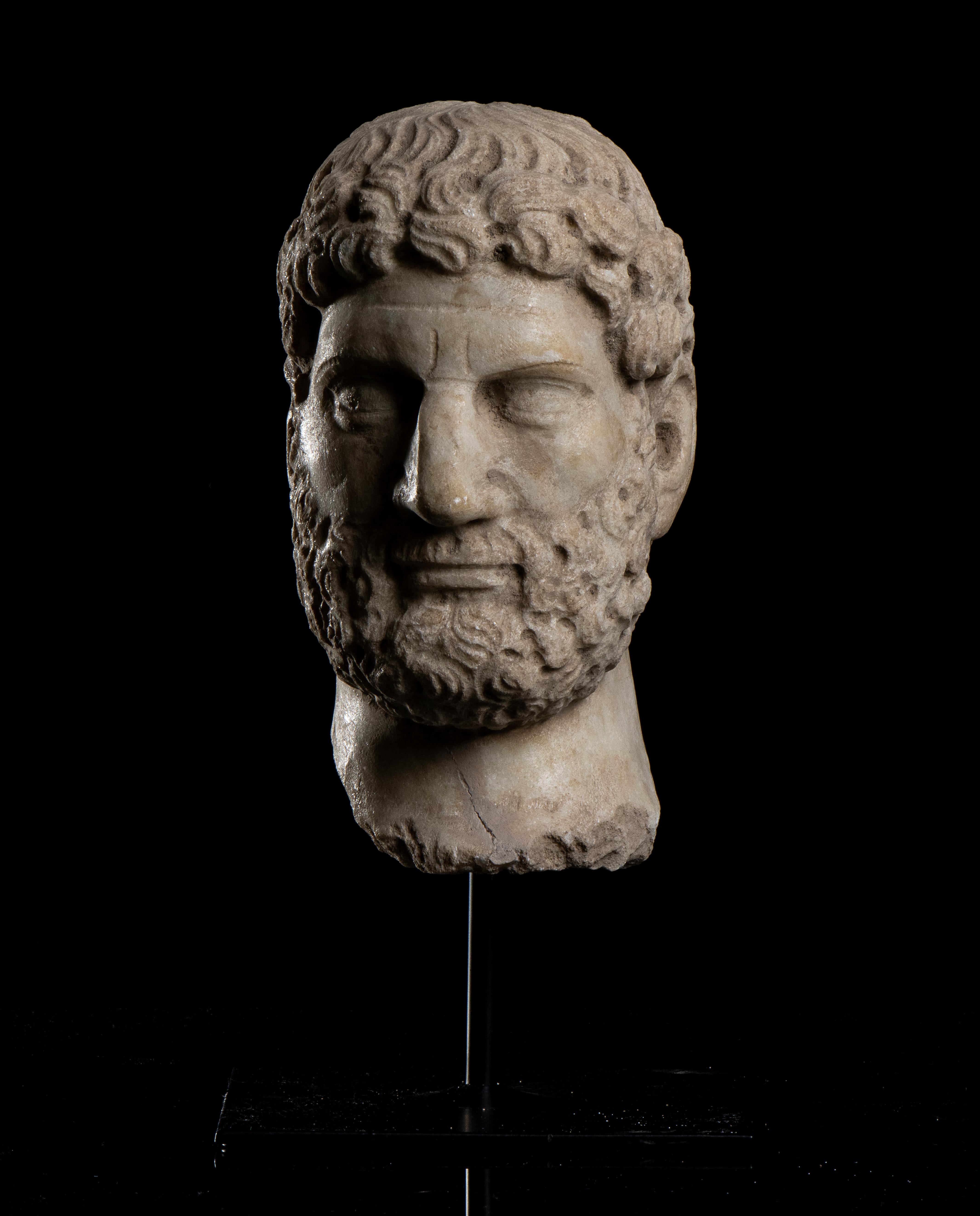 A Collection of 5 Marble Sculpture Portrait of Roman Emperors Grand Tour Style 2