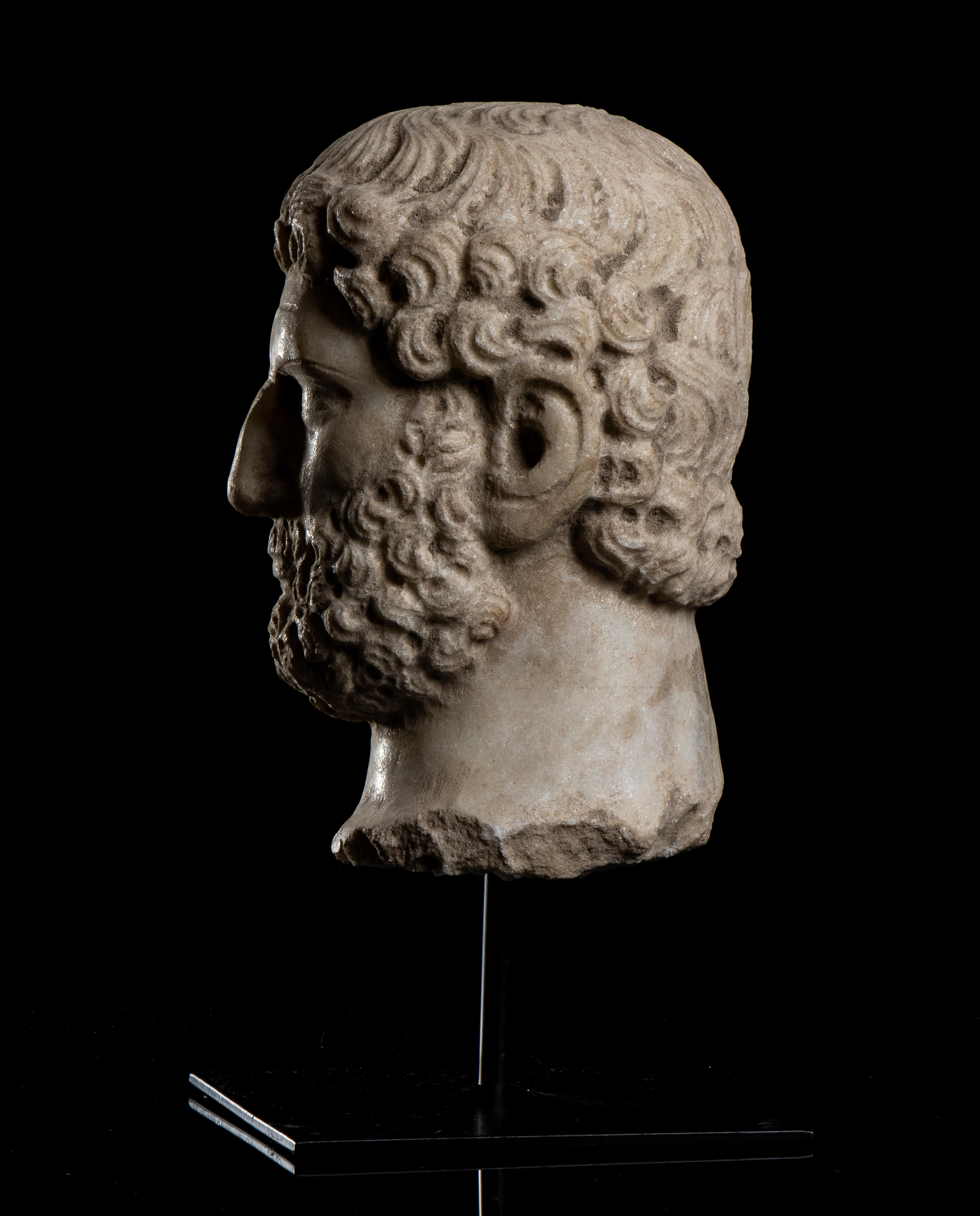 A Collection of 5 Marble Sculpture Portrait of Roman Emperors Grand Tour Style 4