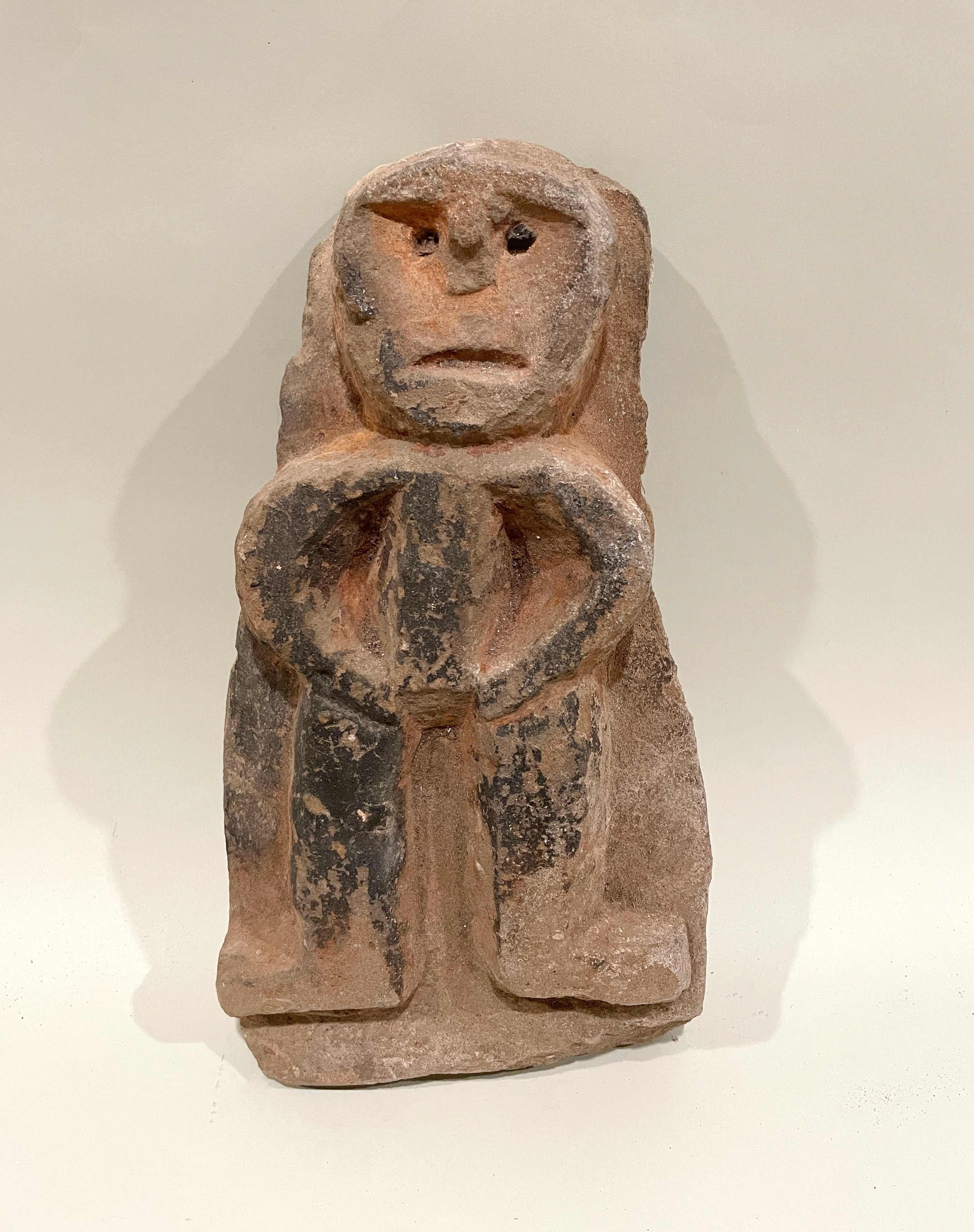 A Grouping of Three Period Ancestor Posts, Possibly Aztec For Sale 3