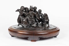A Large and Exceptional Japanese Meiji Period Tokyo School Bronze Sculpture