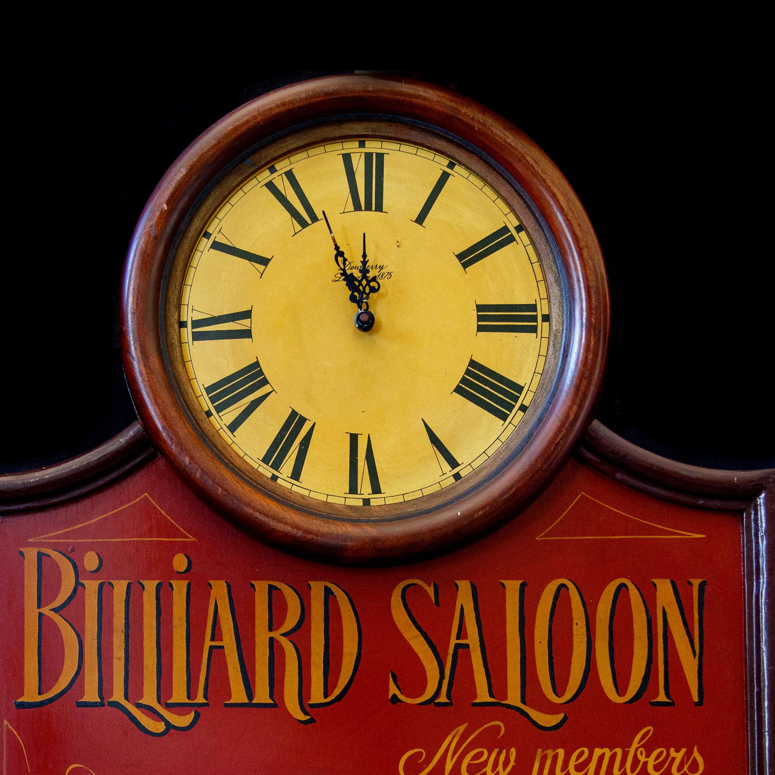 A London Billiard saloon sign - Sculpture by Unknown