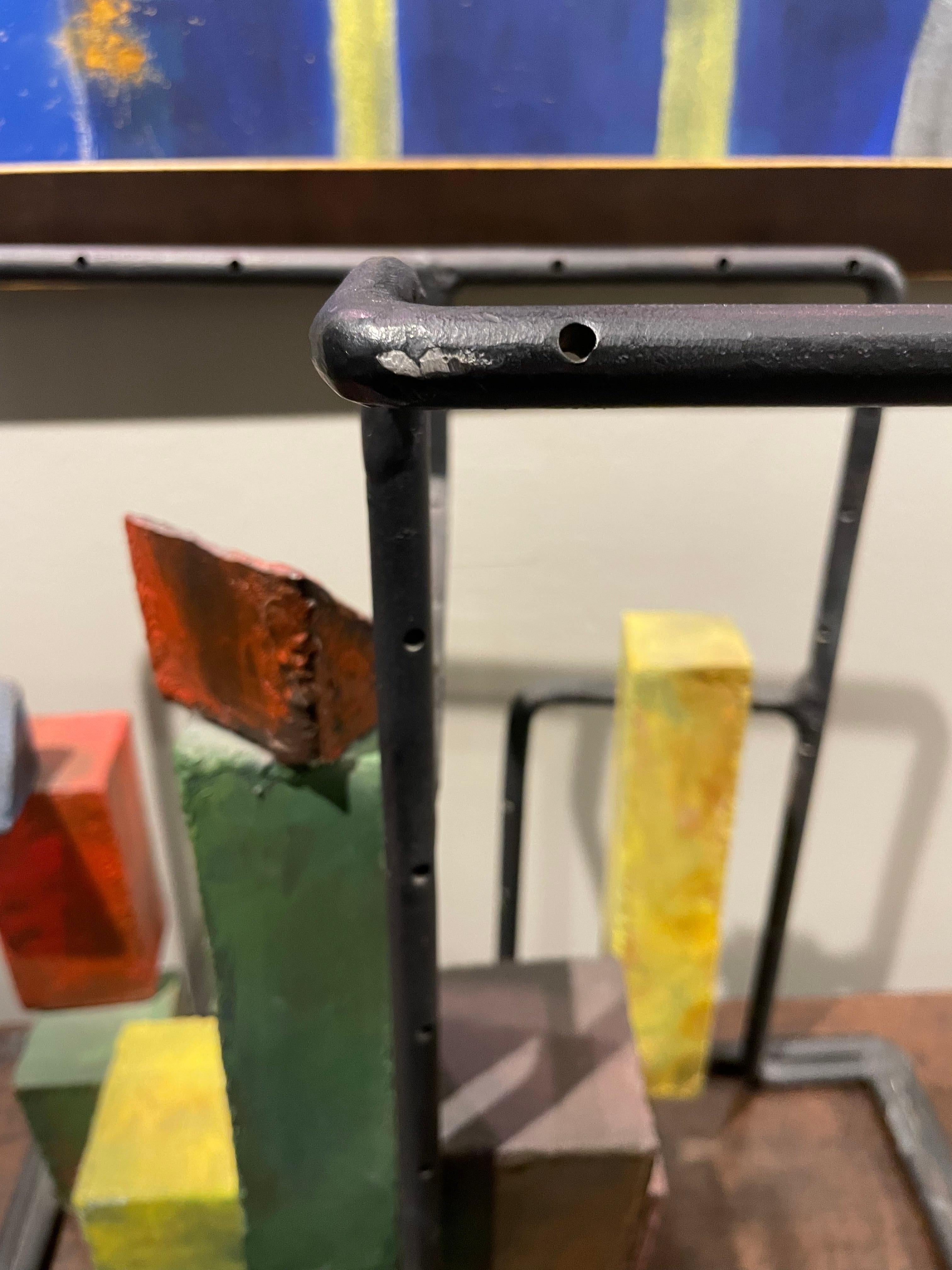 Scultura astratta di paesaggio urbano, metà del XX secolo in vendita 2