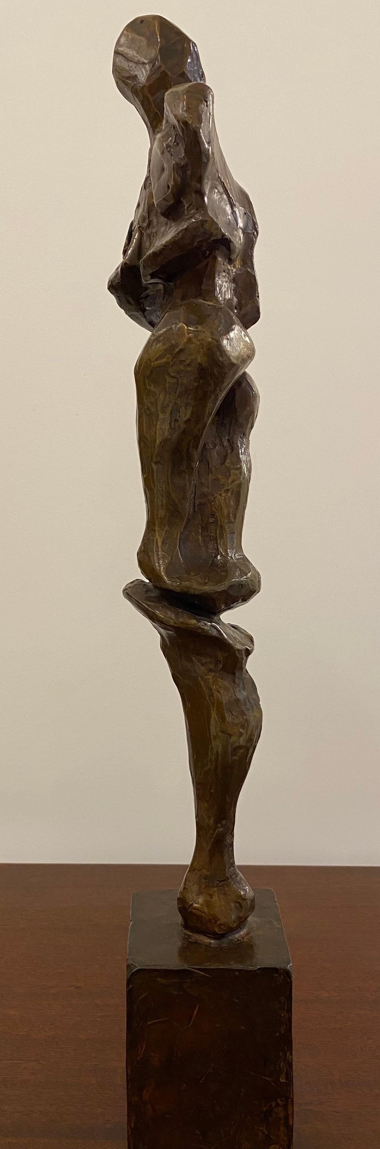 Figure abstraite en bronze de Sanford Decker en vente 6