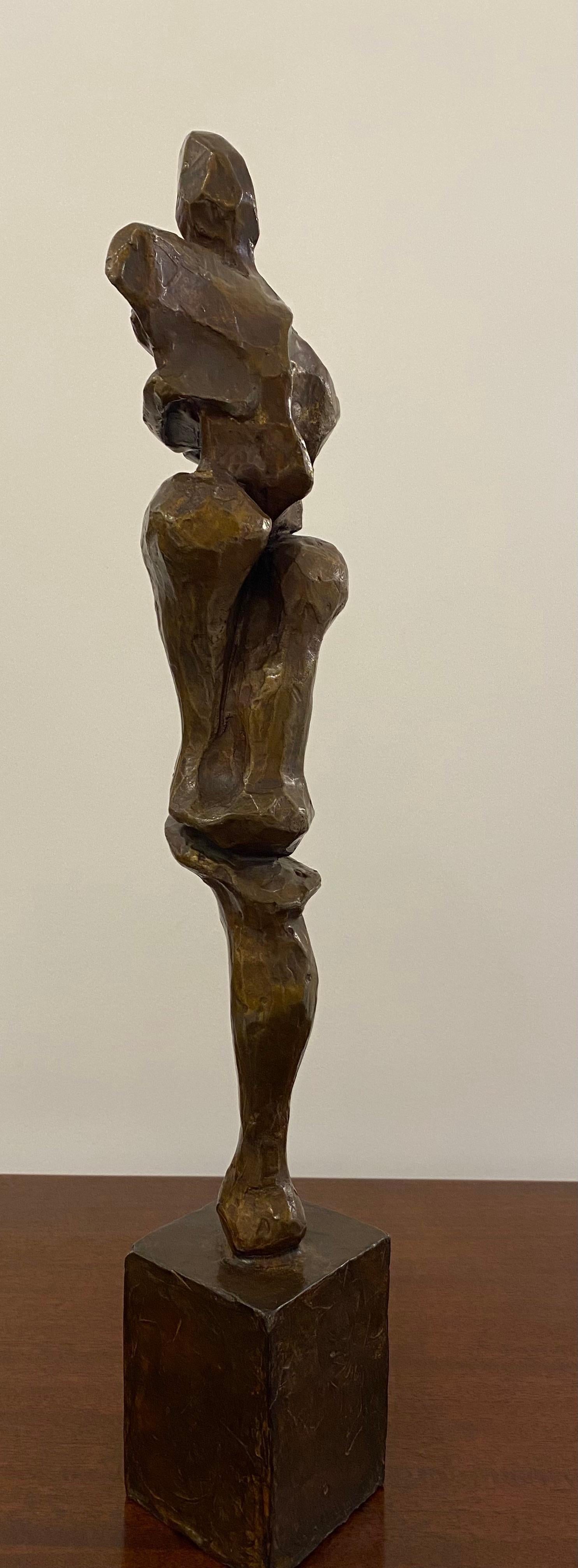 Figure abstraite en bronze de Sanford Decker en vente 7