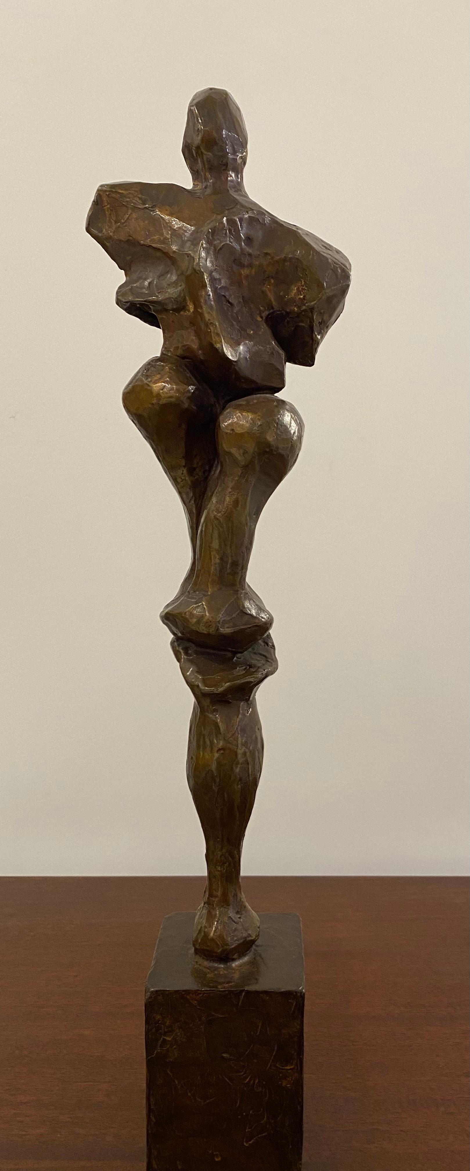 Figure abstraite en bronze de Sanford Decker en vente 8