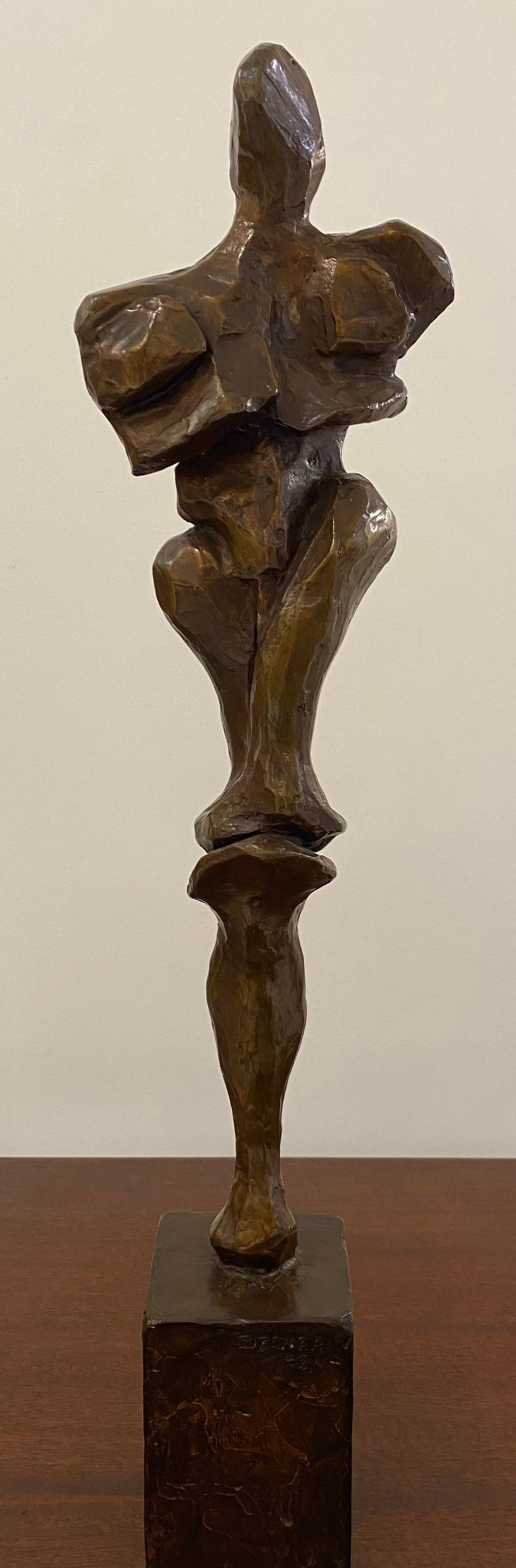 Figure abstraite en bronze de Sanford Decker en vente 3