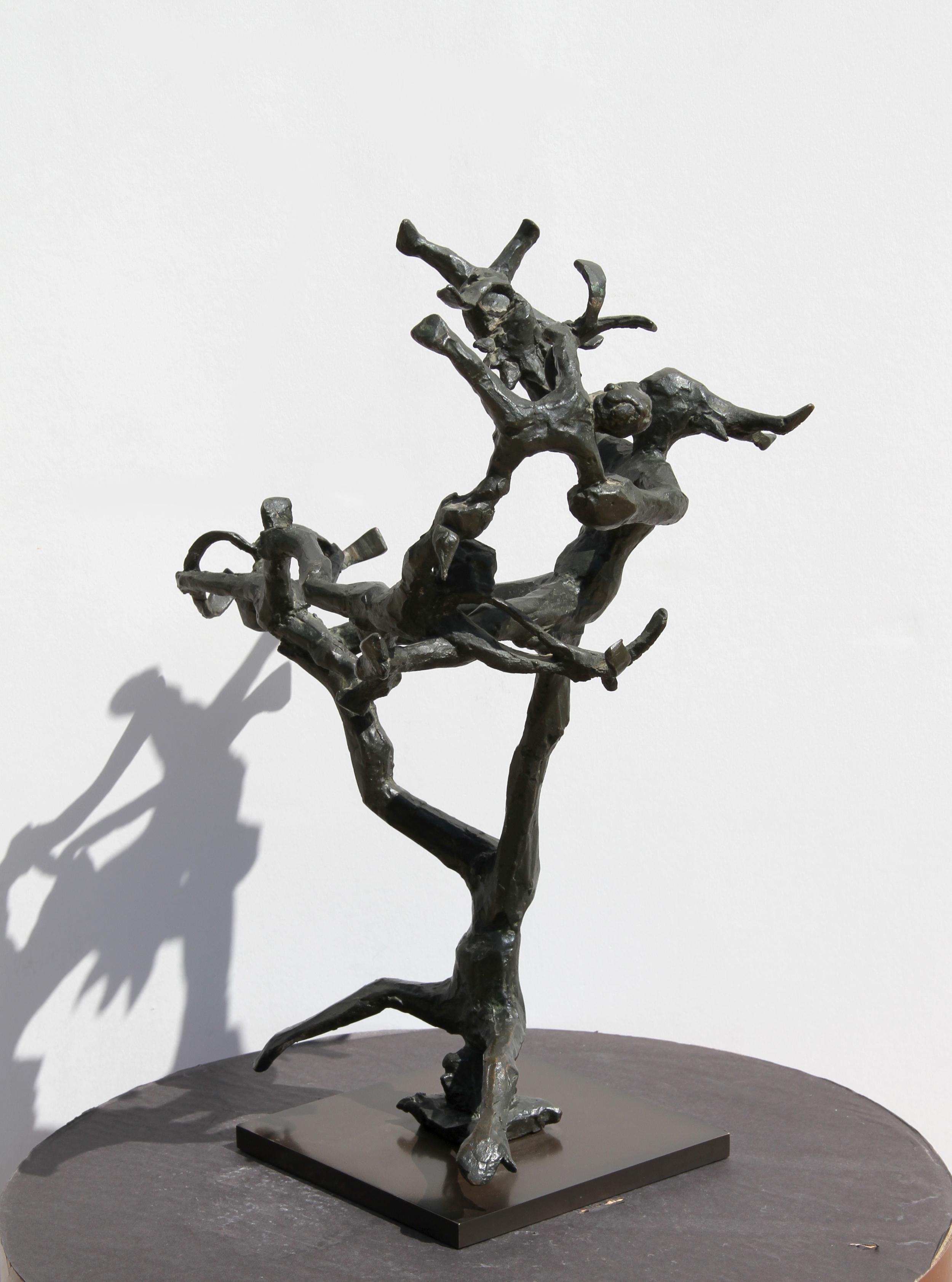 „“Akrobaten“, Bronze-Skulpturenschmuck, 1968 im Angebot 1