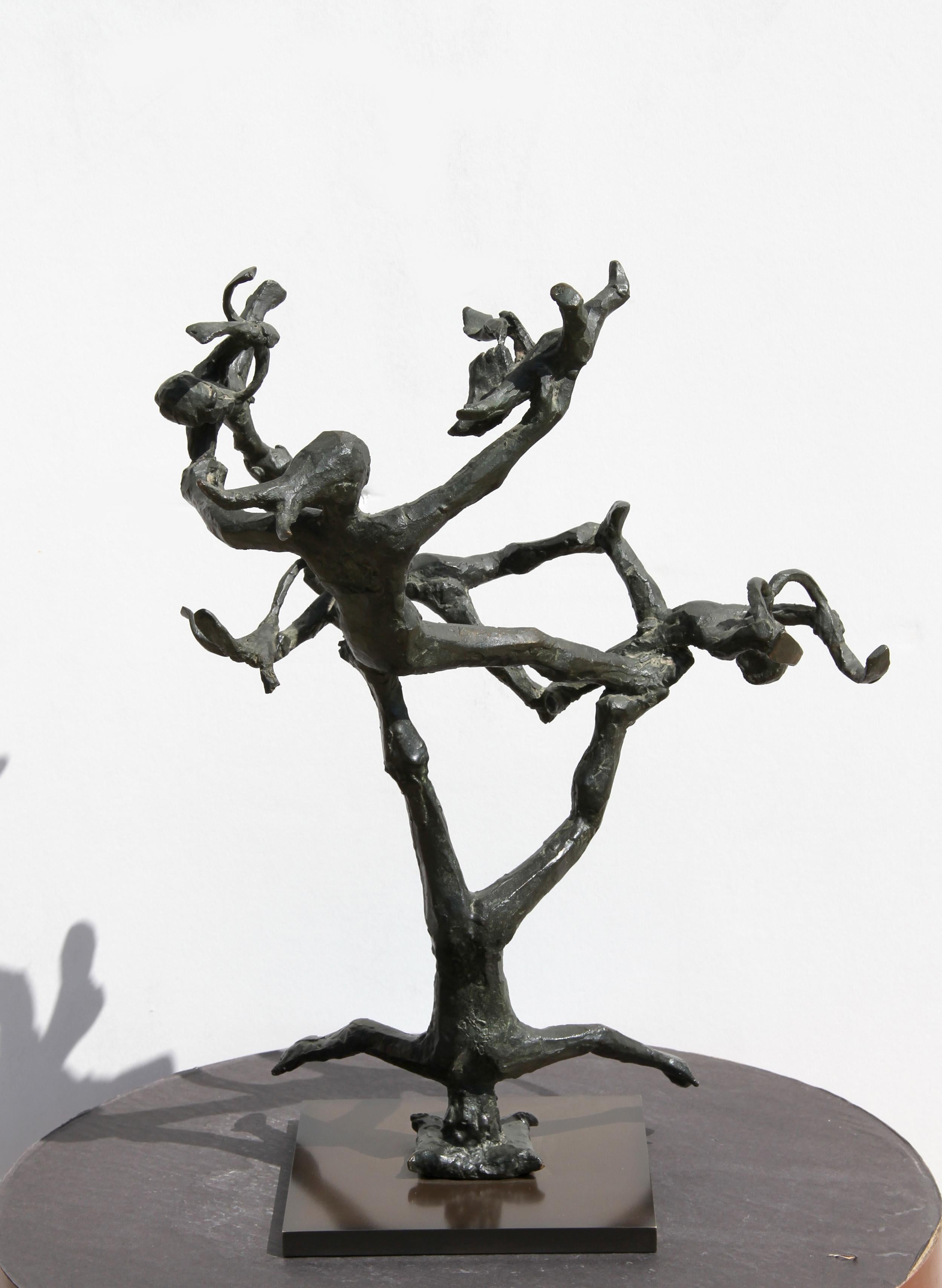 Artist: Unknown
Title: Acrobats
Year: 1968
Medium: Bronze Sculpture, signed 'PR'
Size: 18 in. x 14 in. x 10 in. (45.72 cm x 35.56 cm x 25.4 cm)
