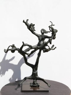 "Acrobats", Bronze Scultpure, 1968
