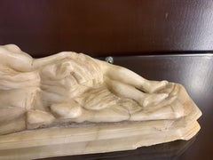 Alabastro figurativo mitológico nudo del siglo XVIII