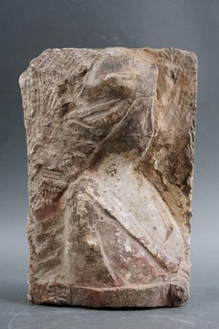 Altorilievo in Marmo della Montagnola Senese Profilo Siena XIV secolo