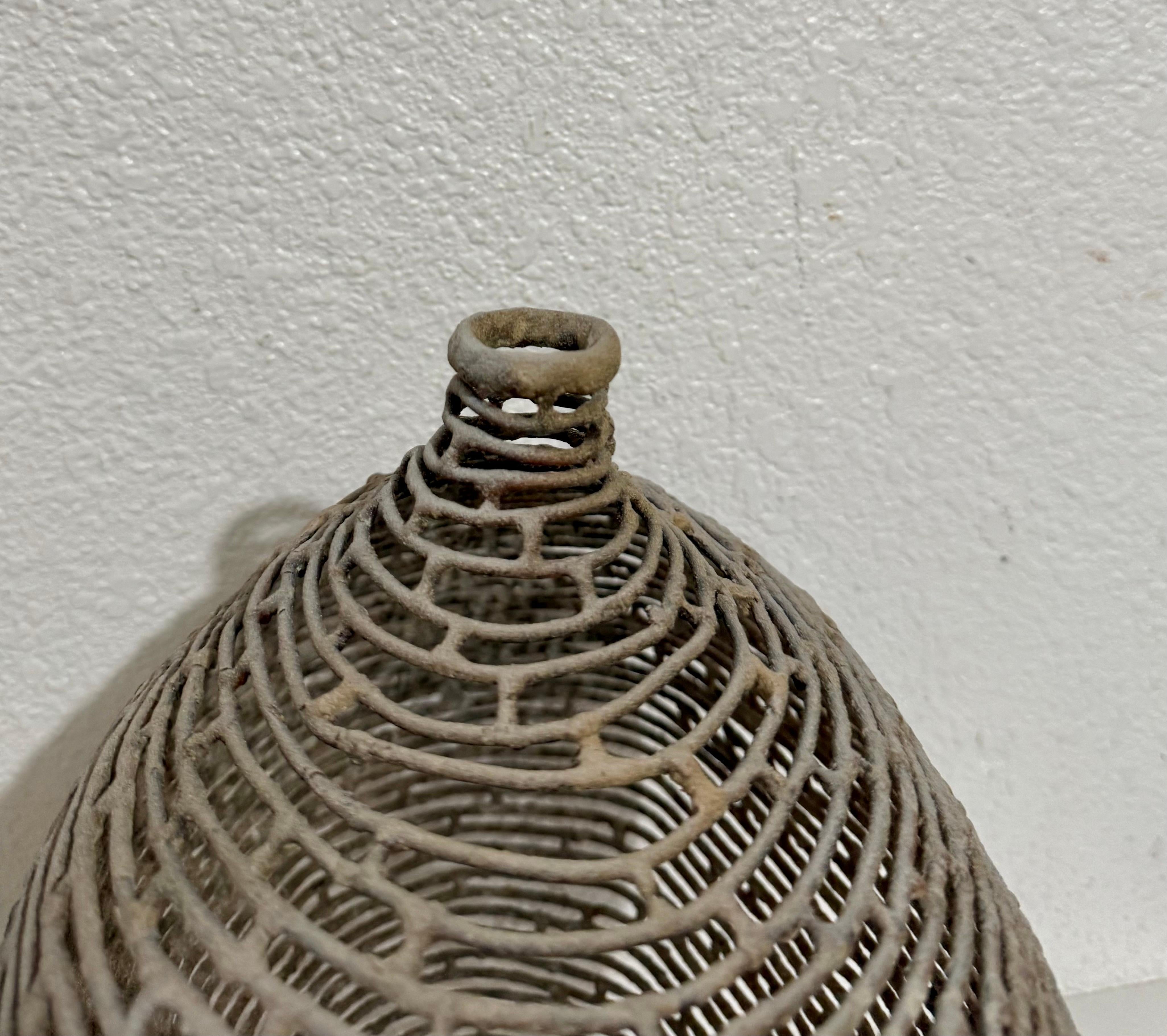 American Craft Studio Handmade Sculpture Welded Bronze Kinetic Vessel Op Art For Sale 16