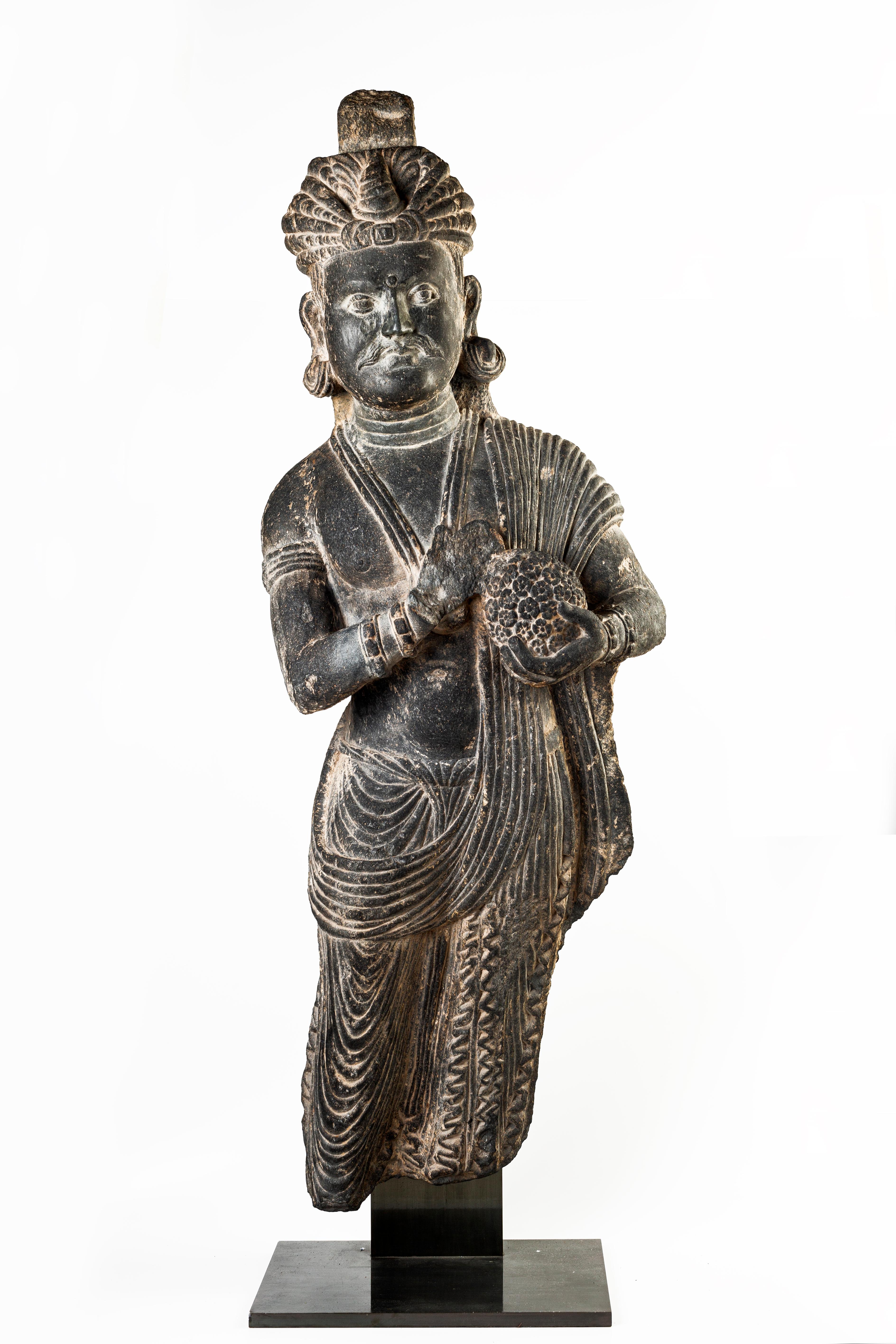 Unknown Figurative Sculpture - Ancient Gandhara Sculpture - 2nd/3rd Century