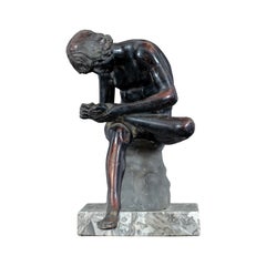 Escultor italiano de estilo antiguo - Escultura de figuras de finales del siglo XVIII - Spinario