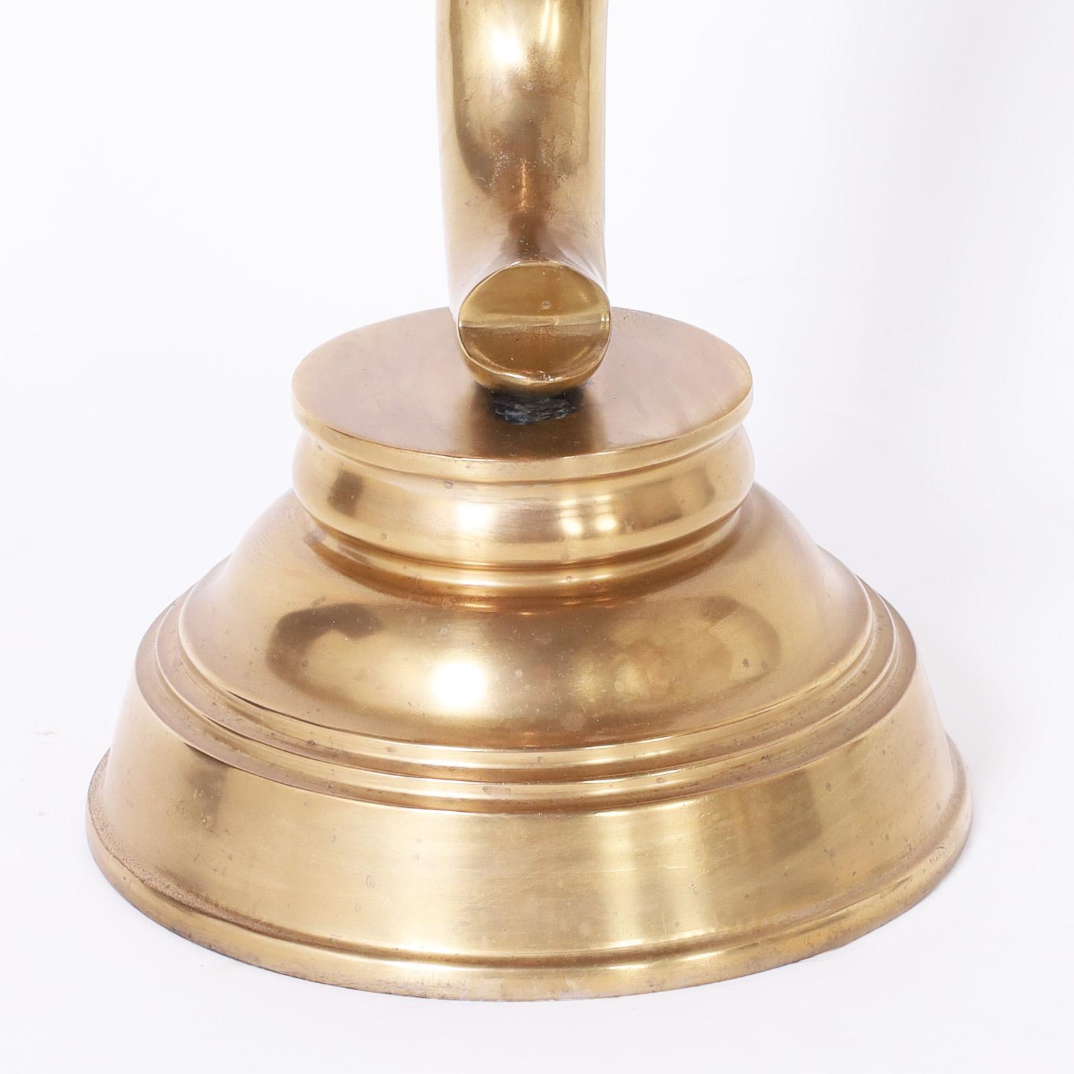 Angloindische Elefantenkopf-Skulptur im British Colonial Stil aus Messing im Angebot 4