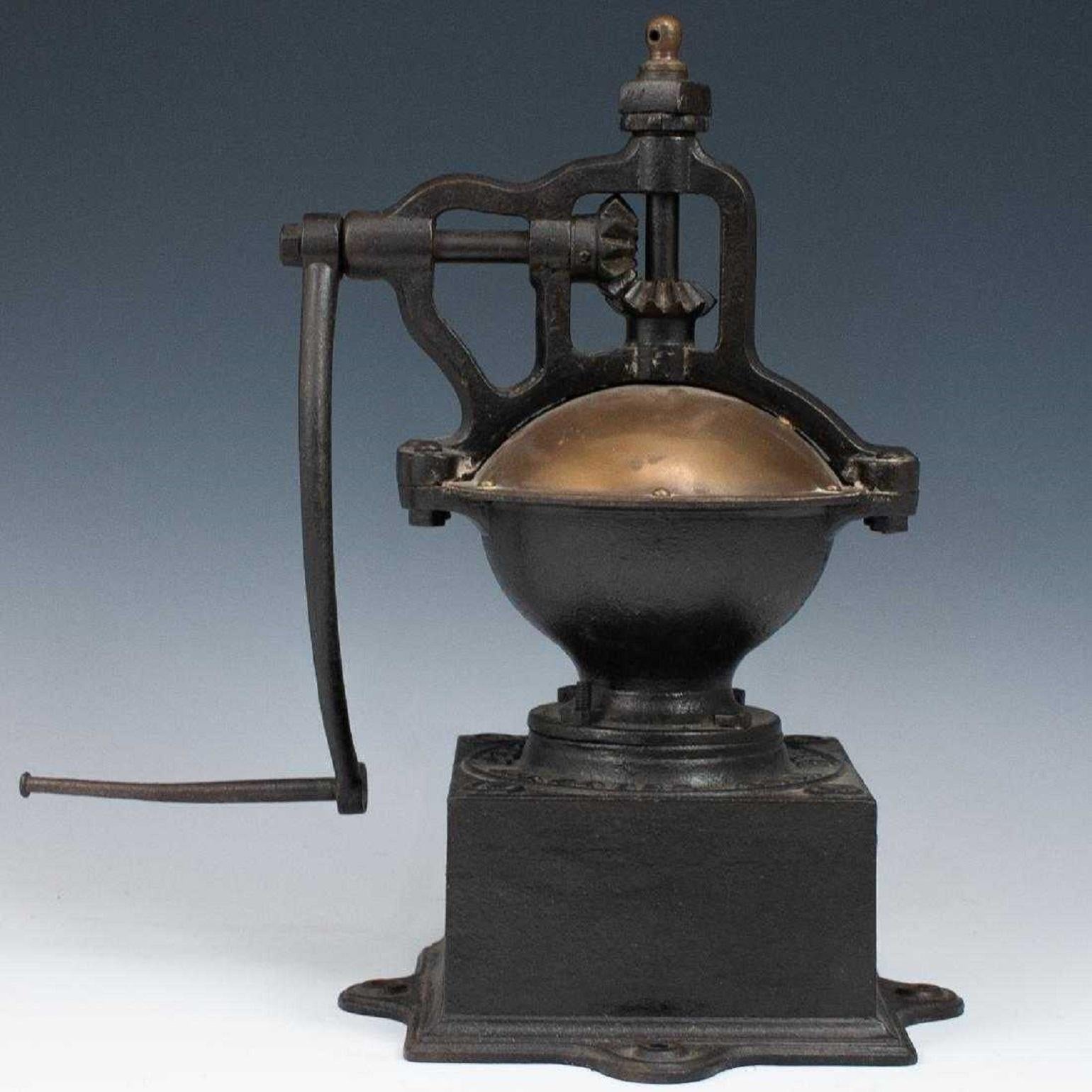 Unknown Still-Life Sculpture - Antique, 19th C. Peugeot Frères Brevetés French Coffee Grinder Table Sculpture