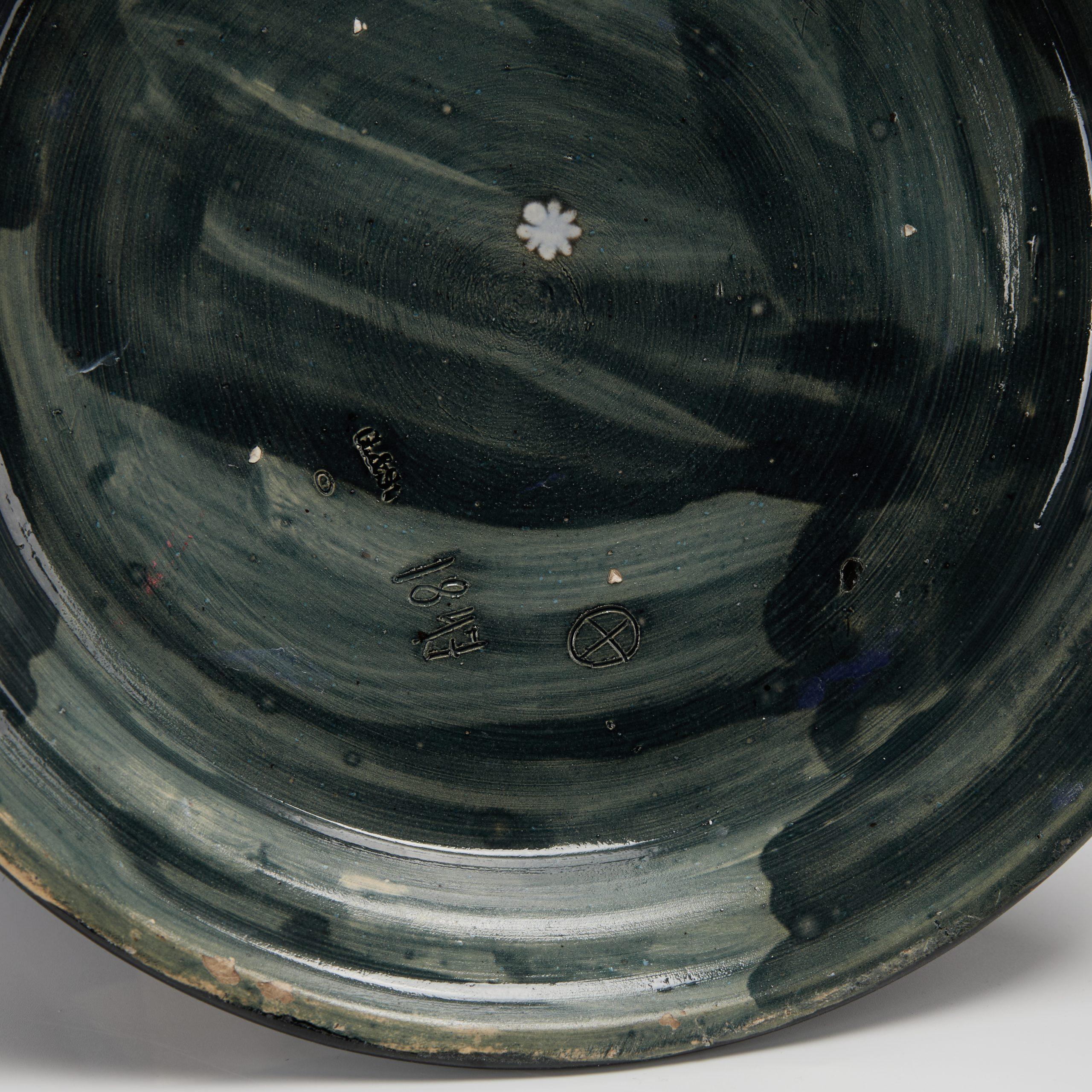 Antico piedistallo in maiolica orientalista austriaco di Gerbing & Stephens in vendita 5