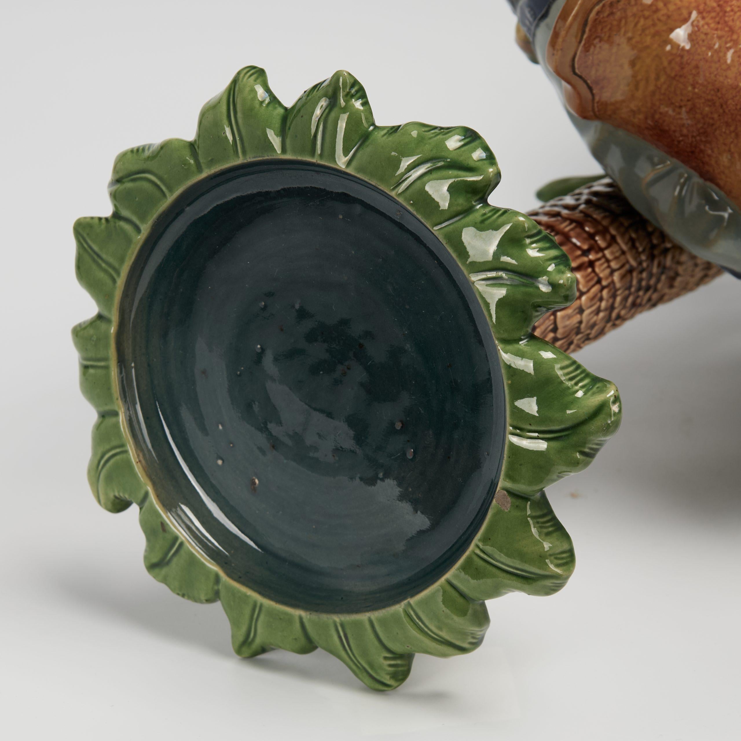 Antico piedistallo in maiolica orientalista austriaco di Gerbing & Stephens in vendita 6